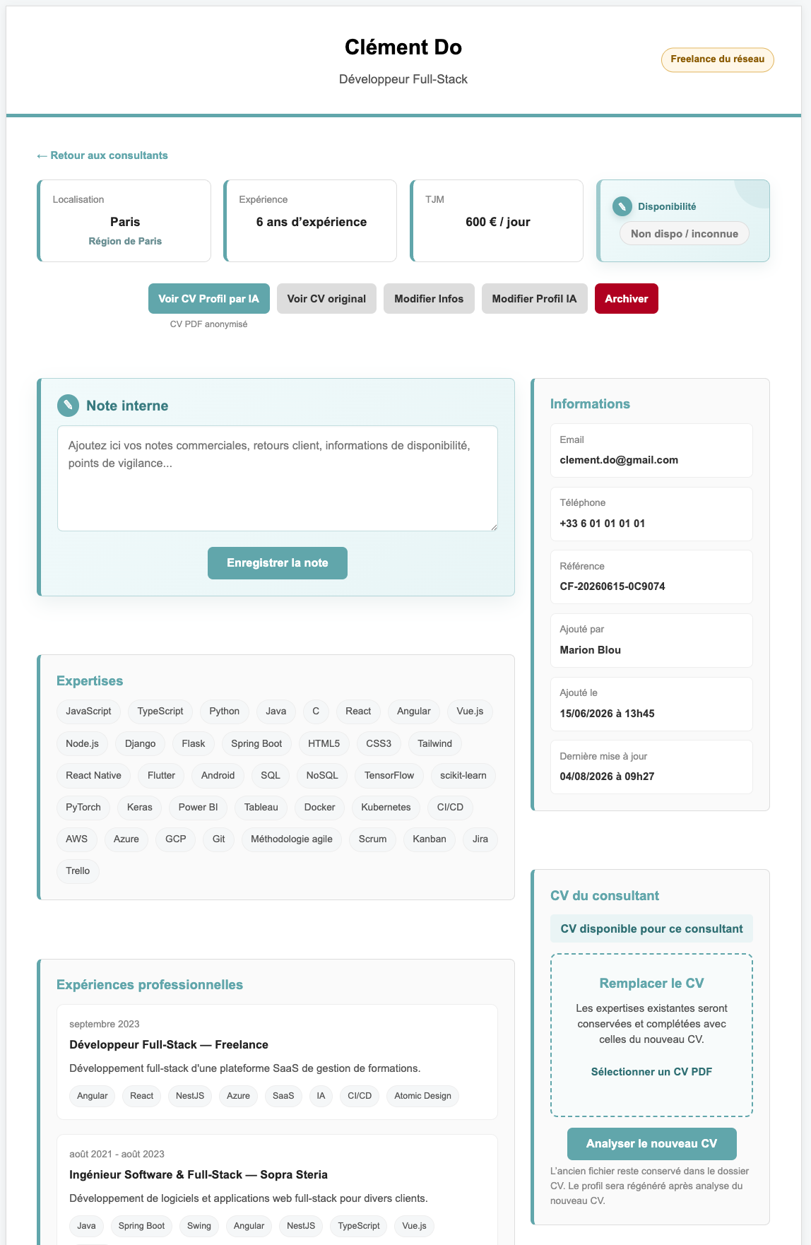 Aperçu option