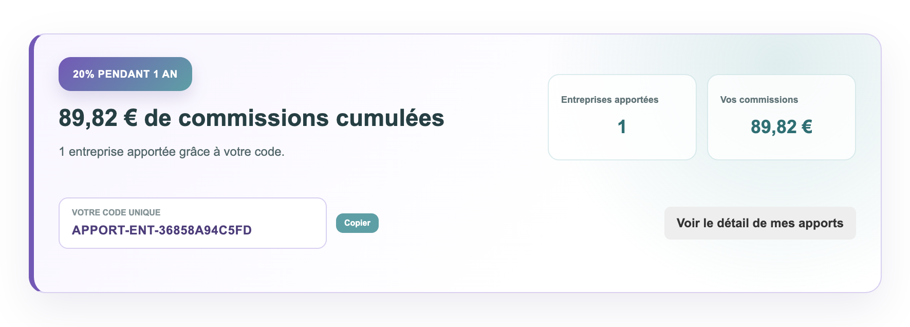 Aperçu option